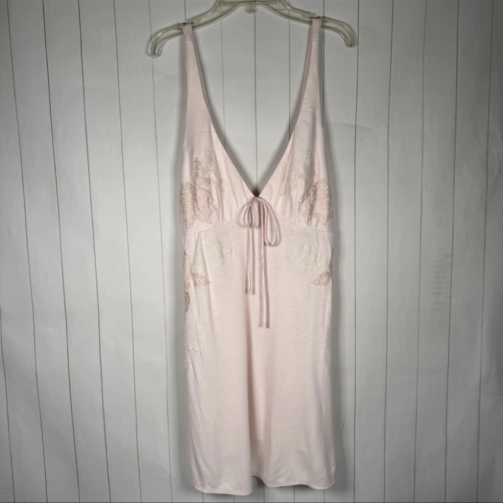Victoria’s Secret Pink Babydoll Floral Lounge Dress Nightgown Feminine Preppy L